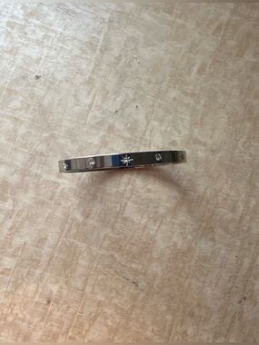 EVRY Jewels silver sparkle bangle